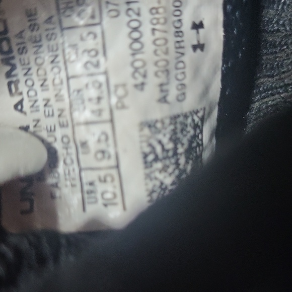 Under Armour Project Rock Delta Chase Greatness Sneajers Size 10 5 - Picture 8 of 13